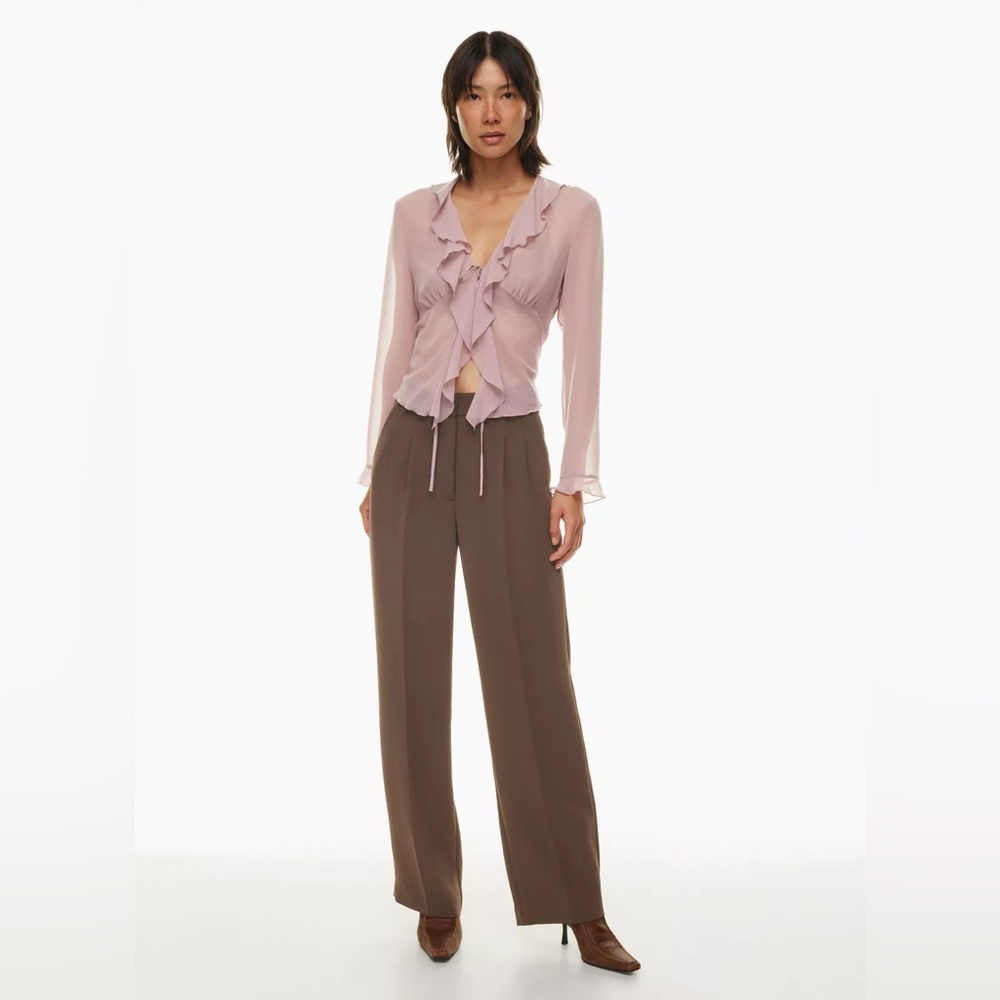 Wilfred The Effortless Pant in Mocha Brown
